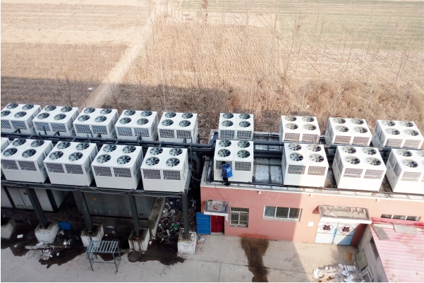 河北成安县利民家园小区9万㎡空气源采暖项目