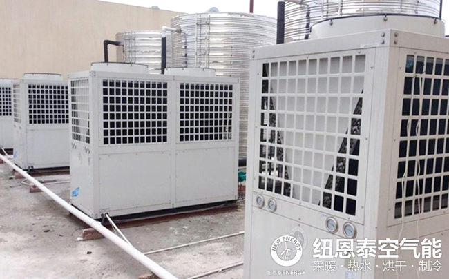 纽恩泰热泵机组为仁怀市人民医院供热水高达200吨每天