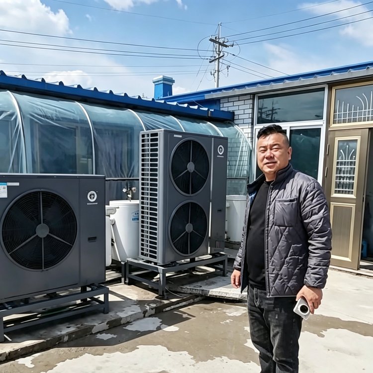 李宝龙商铺纽恩泰空气能安装实景