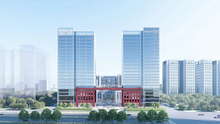 纽恩泰总部大楼建筑外观效果图