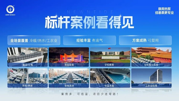 纽恩泰标杆案例看得见海报覆盖8类商用场景