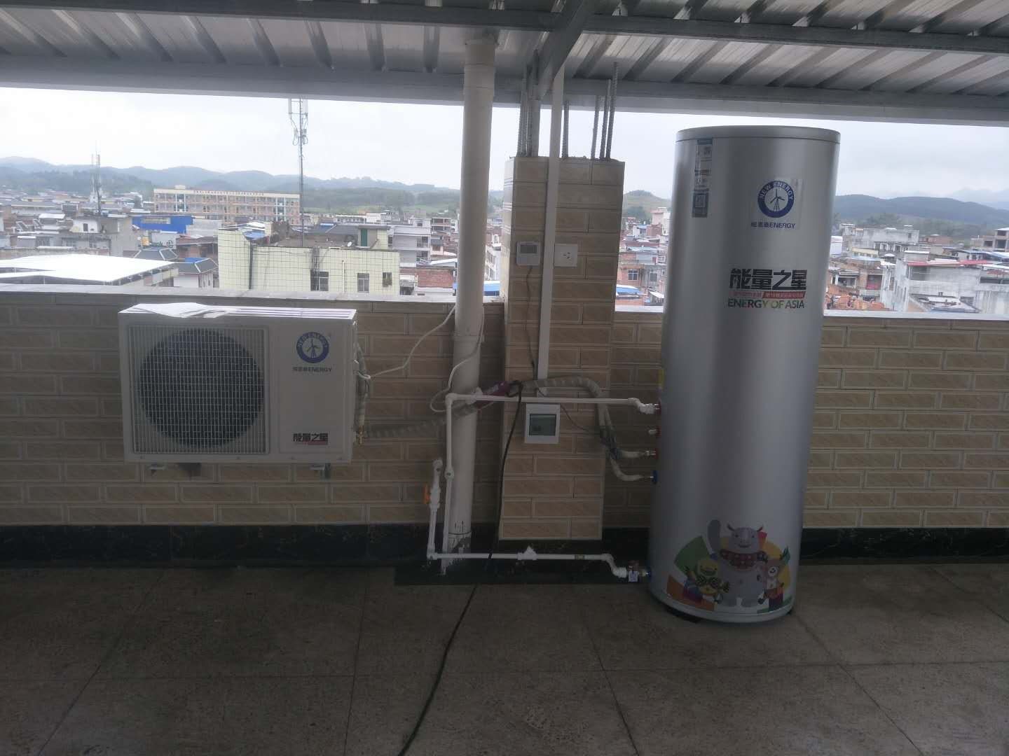 纽恩泰能量之星空气能热水器
